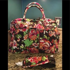 NEW Vera Bradley ENGLISH ROSE WEEKENDER Large Bag